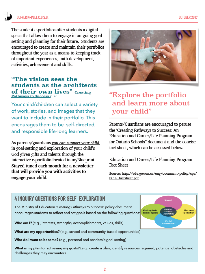 Student Portfolio Document page 2